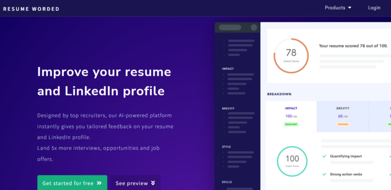 Personalized resume creation tool