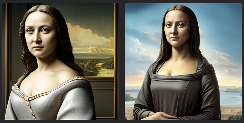 3D model interpretation of Mona Lisa