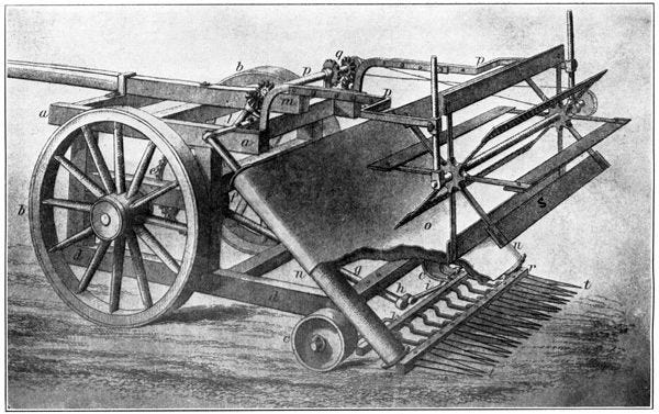 Cyrus McCormick's Mechanical Reaper