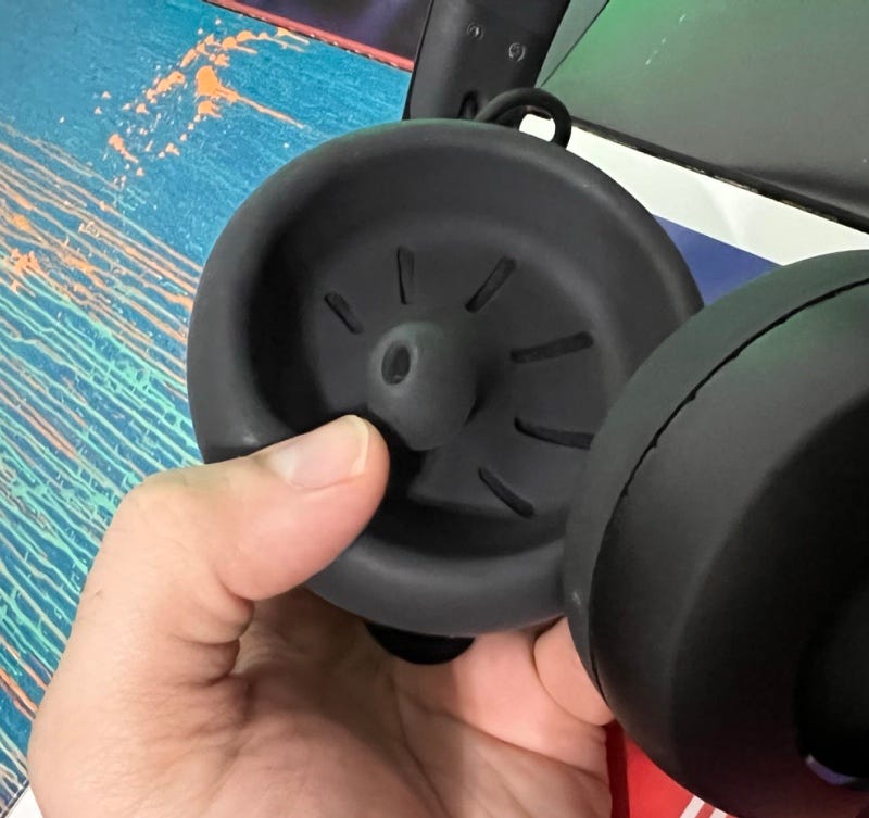 Close-up of Nuraphone ear cups