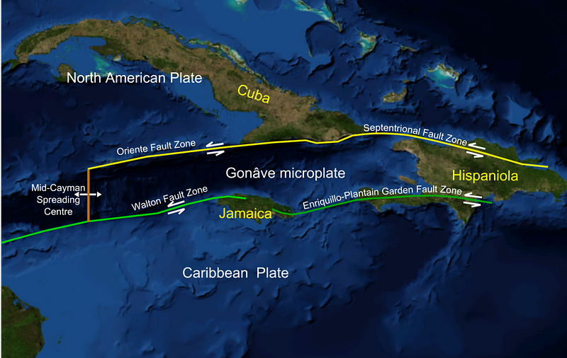 Geological mapping of the Caribbean region