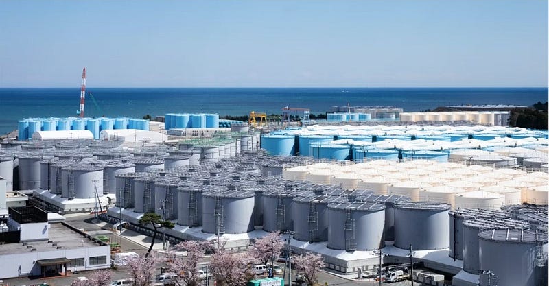 Fukushima nuclear water storage tanks