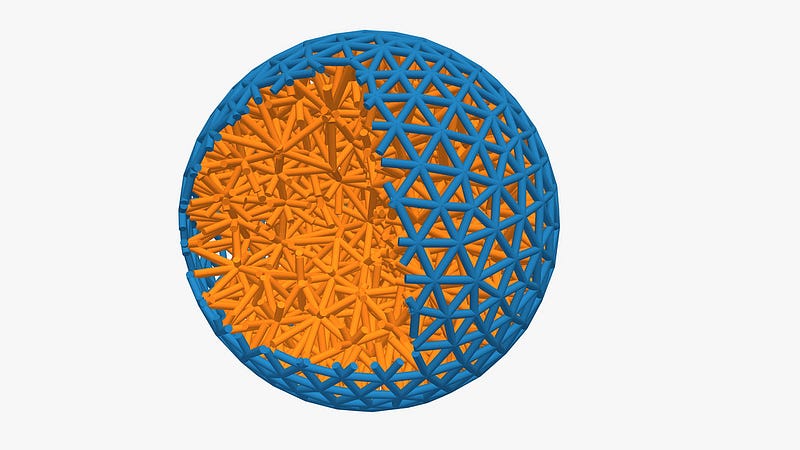 A visual representation of active matter in robotics.