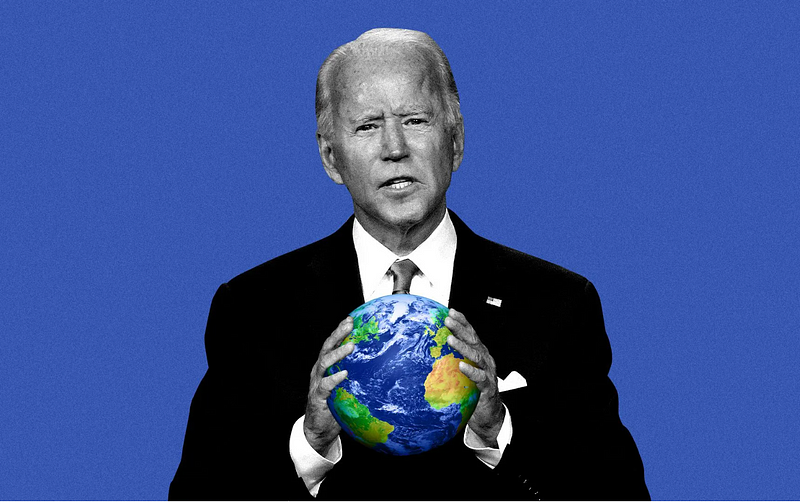 Biden caught in a round earth debate