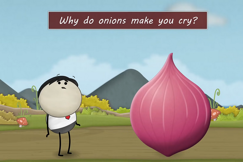 Onion tears science explanation