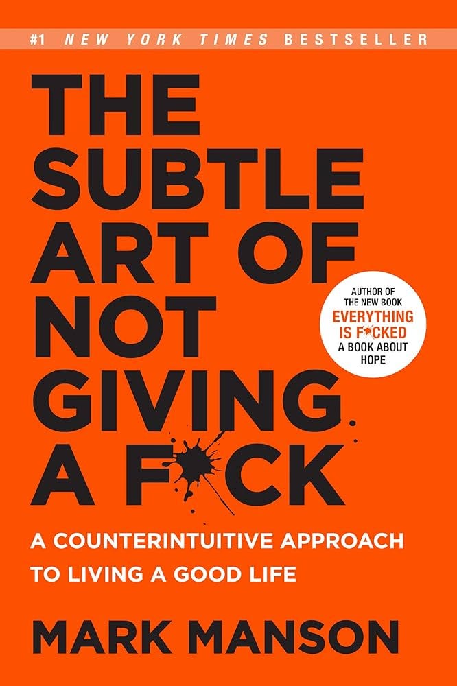 The Subtle Art of Not Giving a F*ck Book Cover