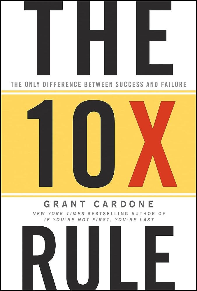 The 10X Rule Book Cover