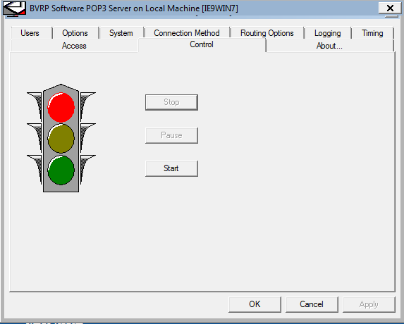 SLMail service running