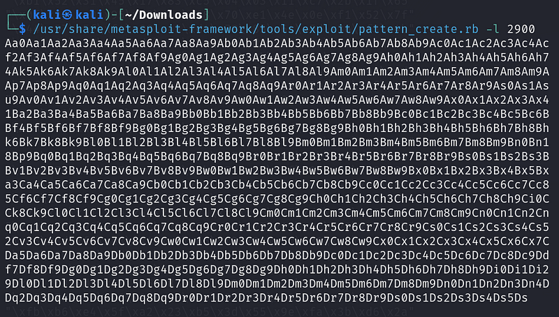 Generating EIP pattern