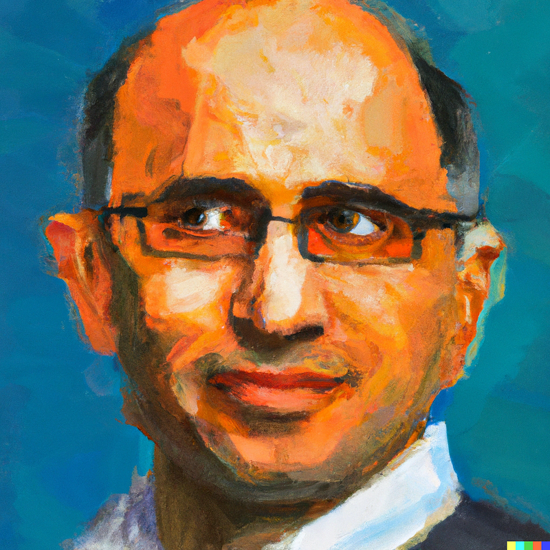 Portrait of Satya Nadella