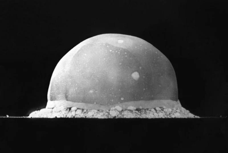 Nuclear test explosion, illustrating conventional explosions.