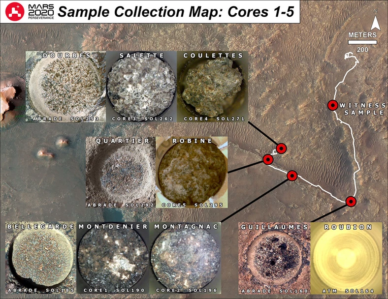 Drilling into Martian rocks