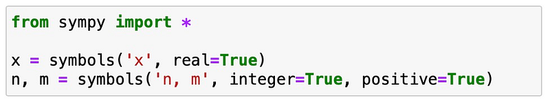 Variable definitions for integration