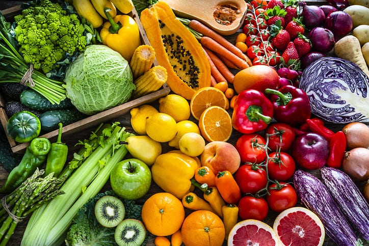 Fresh foods as nutritional powerhouses