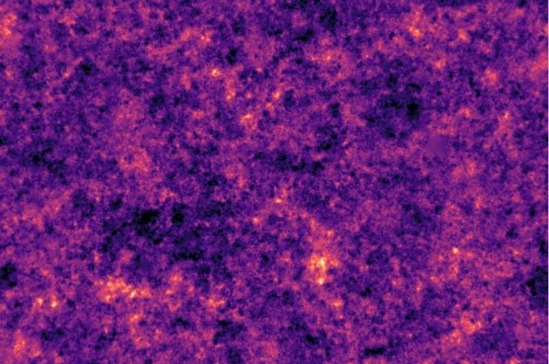 Dark matter map based on gravitational lensing