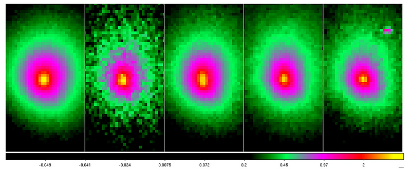 Fragmented appearance of comet Borisov