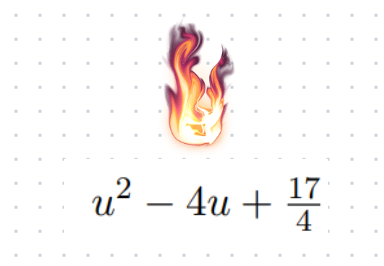 Quadratic representation of the expression