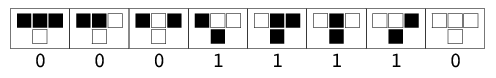 Rule 30 cellular automaton example