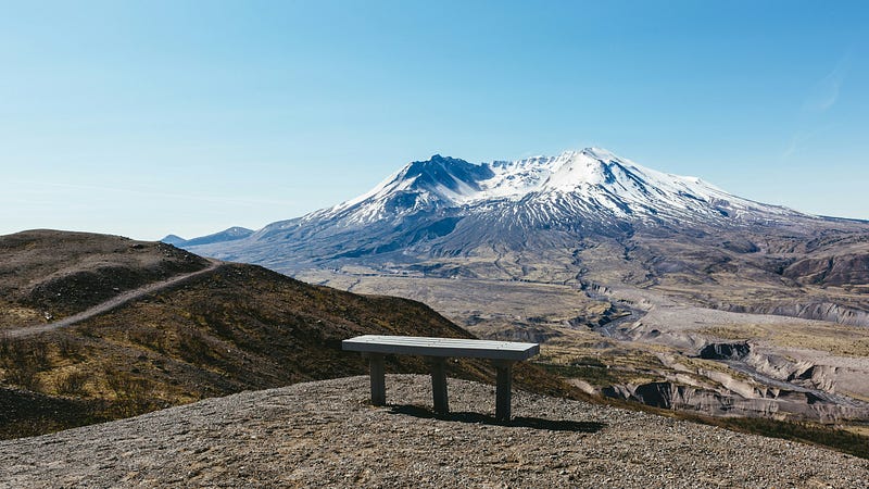 Mount St. Helens, an iconic explosive volcano in the U.S.