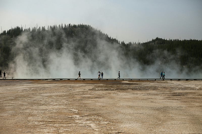 Yellowstone National Park, home to the world's most dangerous supervolcano